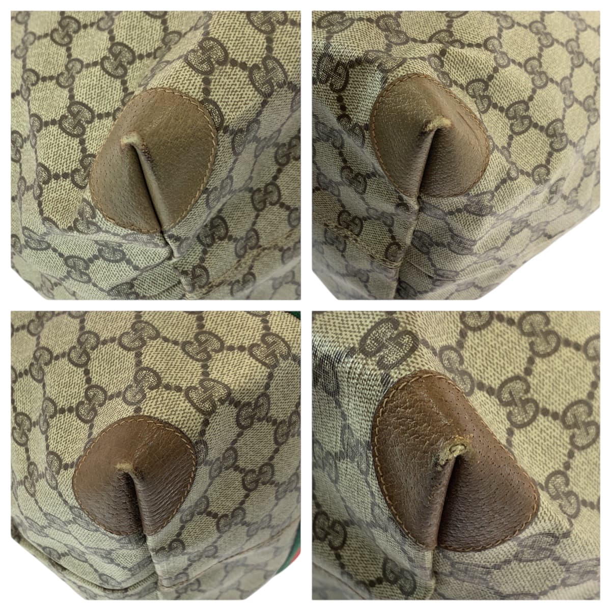 21966
GUCCI グッチ ヴィンテージ シェリーライン オールドグッチ ベージュ ブラウン GGスプリームキャンバス / レザー 89.19.012 ボストンバッグ トラベルバッグ ショルダーバッグ レディース ABP40