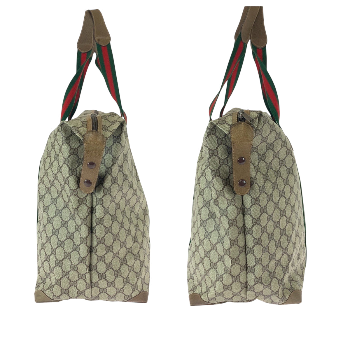 21966
GUCCI グッチ ヴィンテージ シェリーライン オールドグッチ ベージュ ブラウン GGスプリームキャンバス / レザー 89.19.012 ボストンバッグ トラベルバッグ ショルダーバッグ レディース ABP40