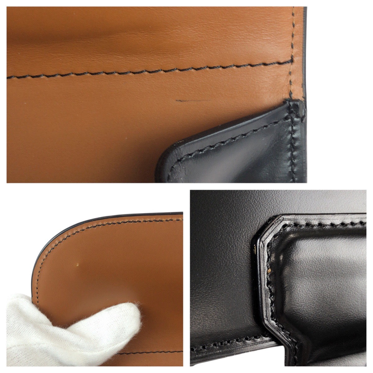 21969
Dunhill ダンヒル ブラック 黒 シルバー金具 レザー セカンドバッグ クラッチバッグ メンズ A17