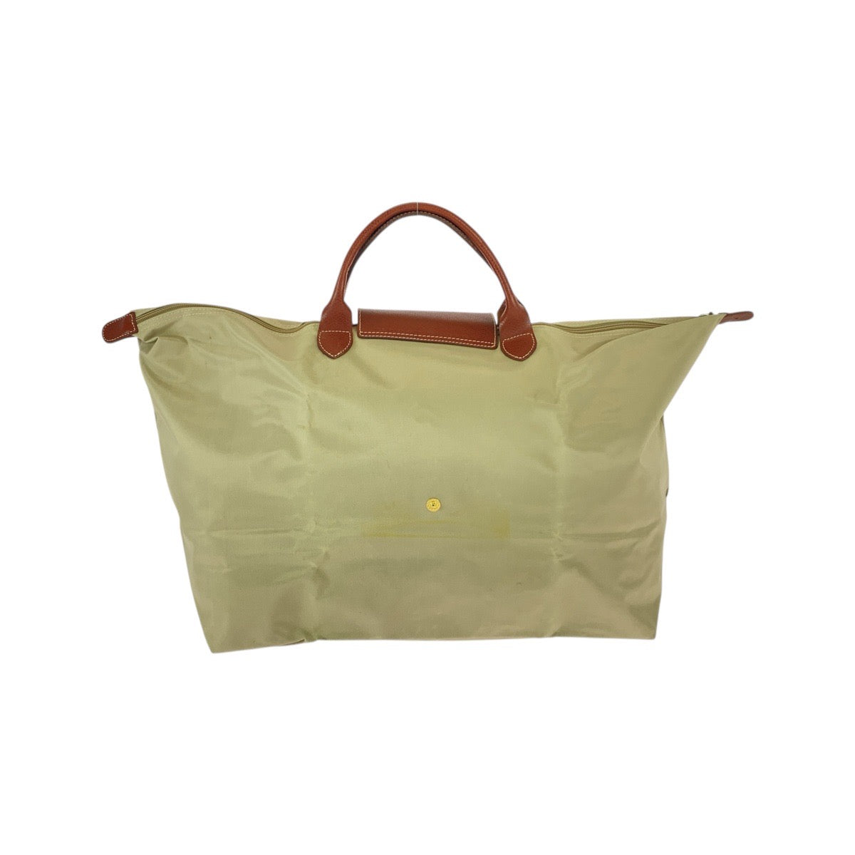 21972
Longchamp ロンシャン ル・プリアージュ ベージュ ブラウン ゴールド金具 ナイロン / レザー L1625089P71 トートバッグ ハンドバッグ レディース AB9