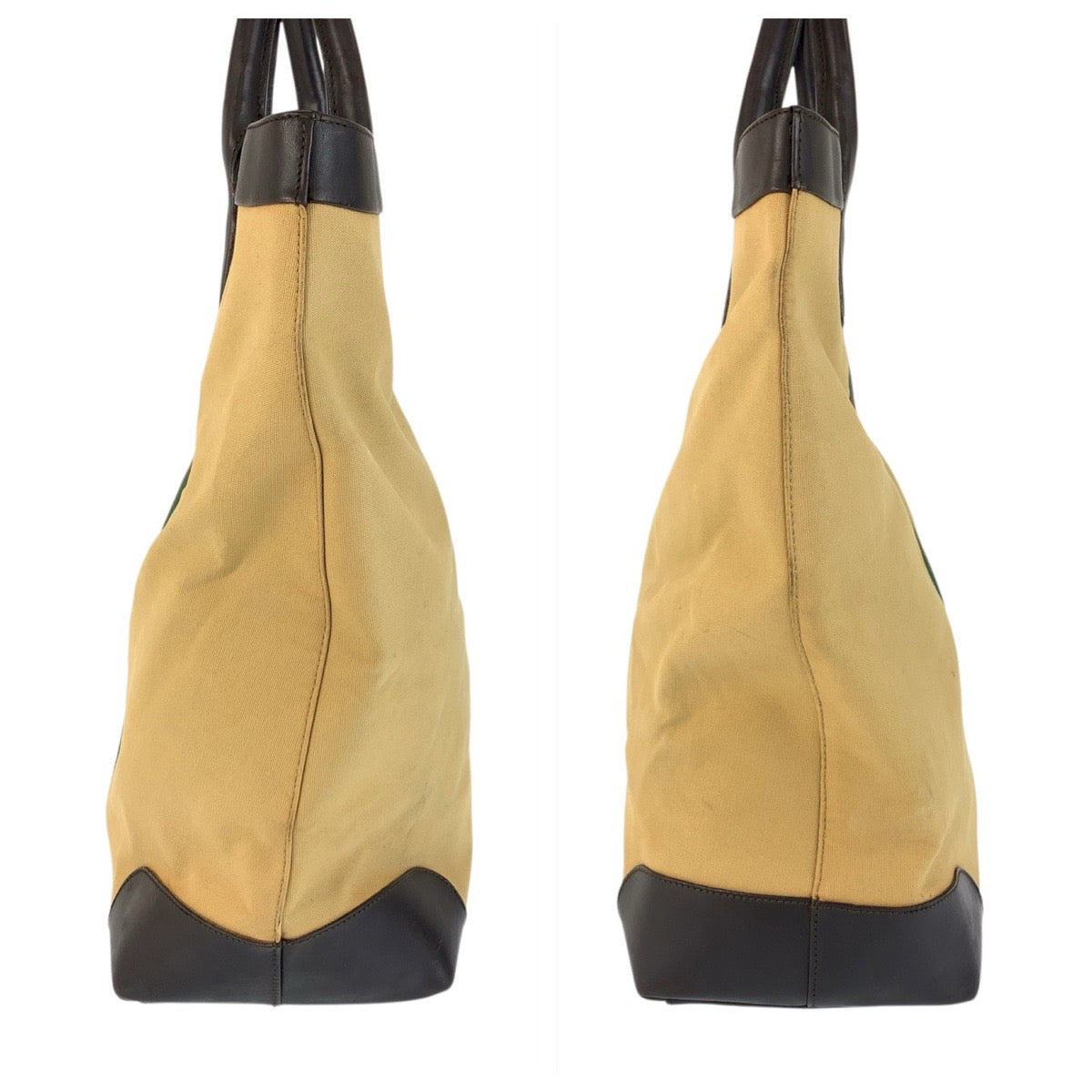 21977
GUCCI グッチ シェリーライン ベージュ ブラウン ゴールド金具 キャンバス / レザー 002 1121 トートバッグ ハンドバッグ レディース ABP30