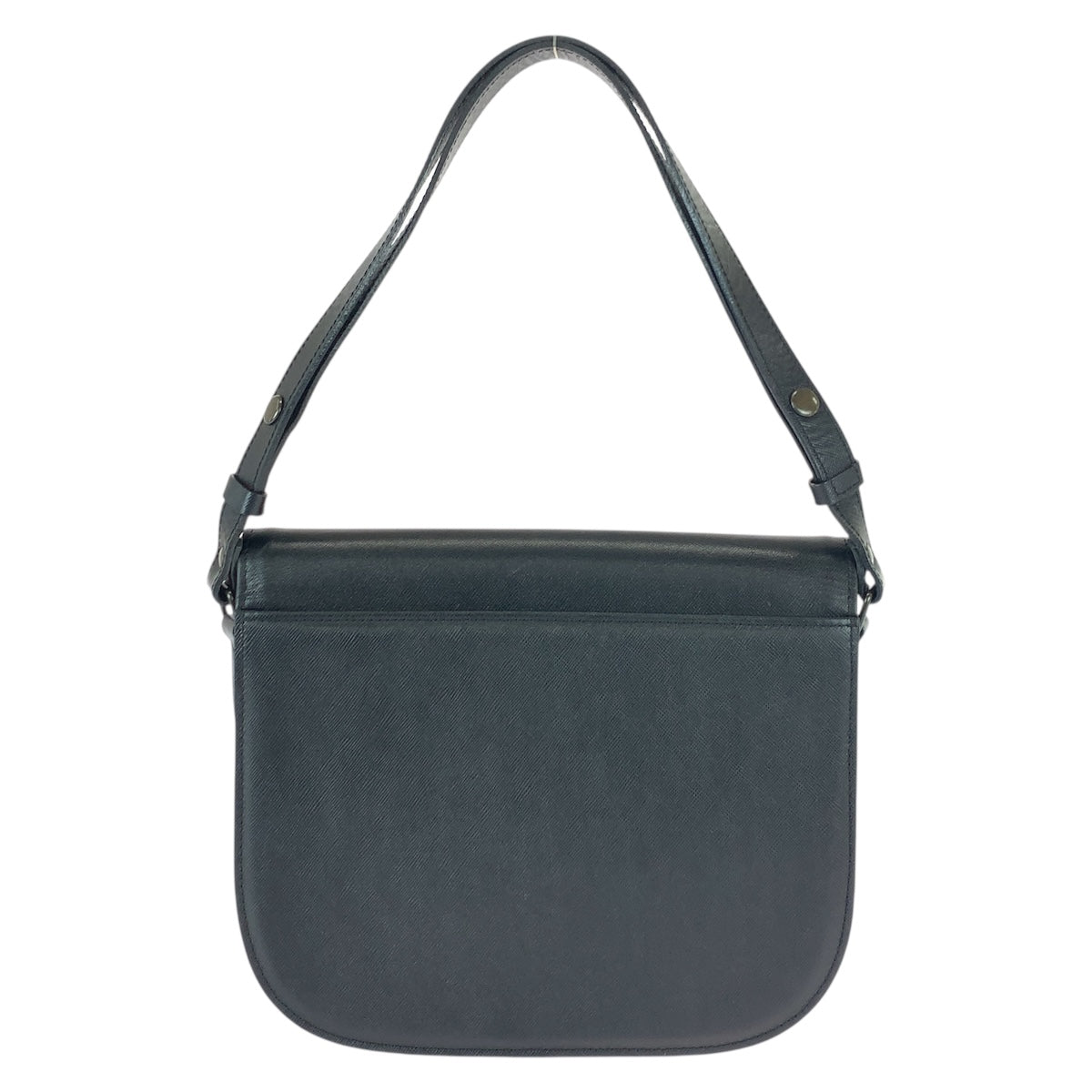 21978
YVES SAINT LAURENT イヴ サンローラン ヴィンテージ YSL ブラック 黒 レザー ショルダーバッグ レディース A42