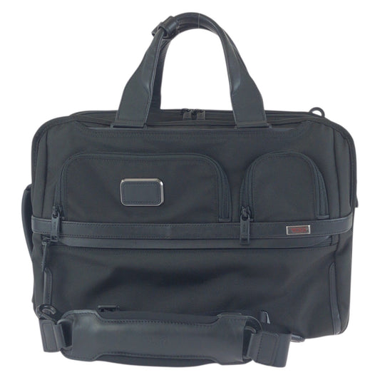 21980
TUMI トゥミ Alpha 3 2way ブラック 黒 ナイロン 2603180D3E ビジネスバッグ ブリーフケース ショルダーバッグ メンズ ABP23