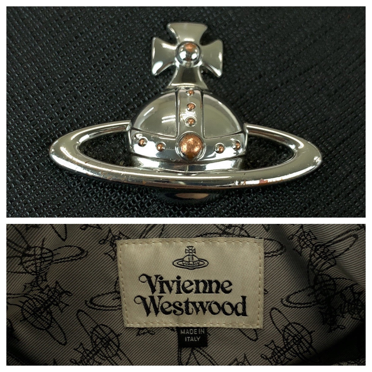 21982
Vivienne Westwood Black Polyester 51160006U W001Y N401 Shoulder Bag Pochette Ladies ABP15