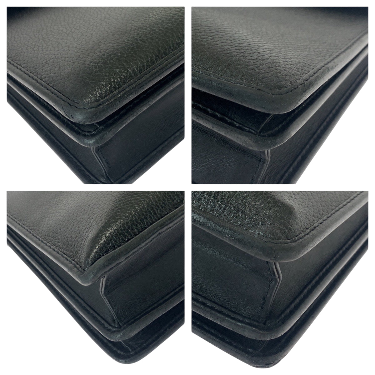 21983
VERSACE ヴェルサーチ ヴィンテージ メデューサ ブラック 黒 シルバー金具 レザー ビジネスバッグ ブリーフケース メンズ AB28