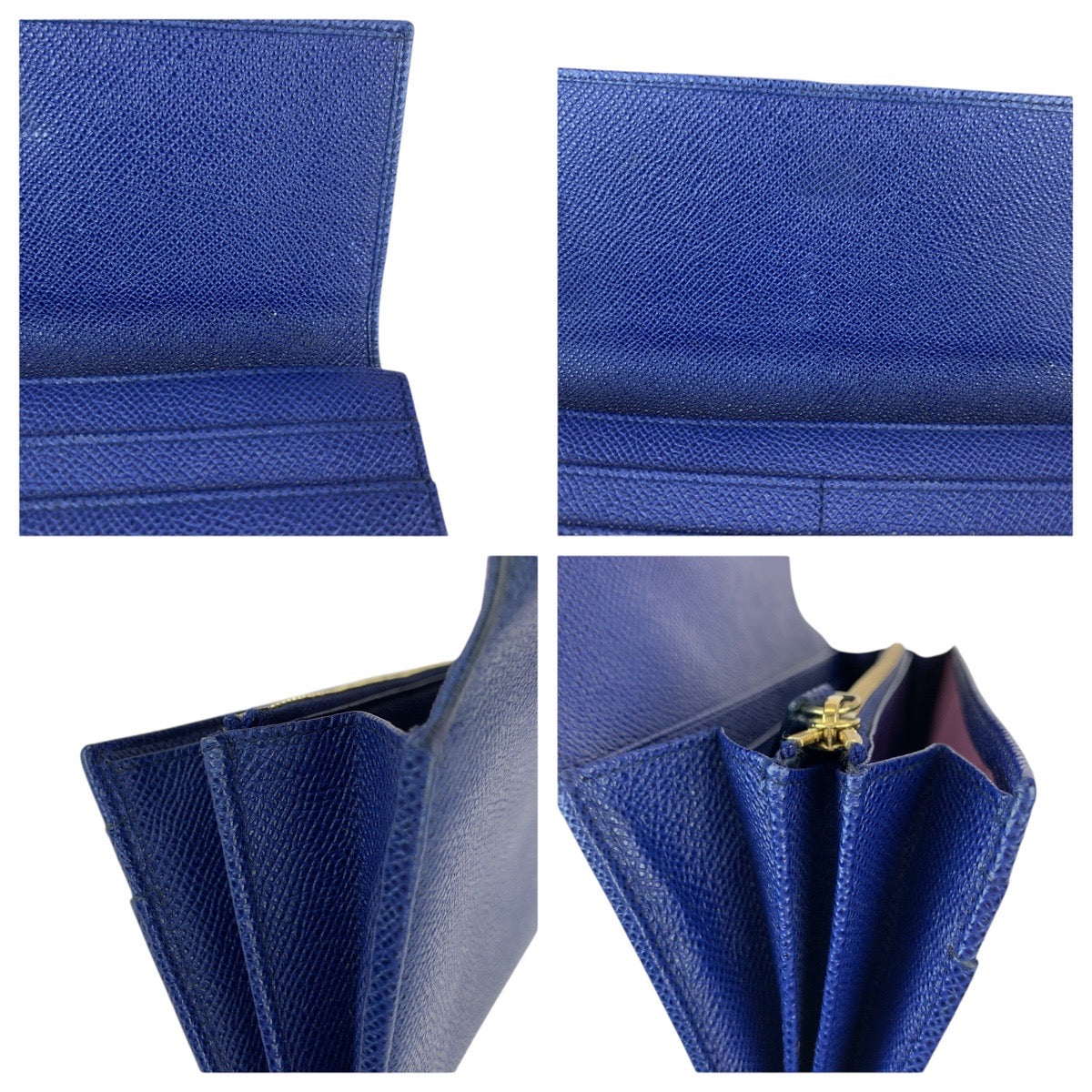 21991
BVLGARI ブルガリ ビーゼロ ロゴプレート ブルー ピンク シルバー金具 レザー 長財布 ロングウォレット レディース AB15