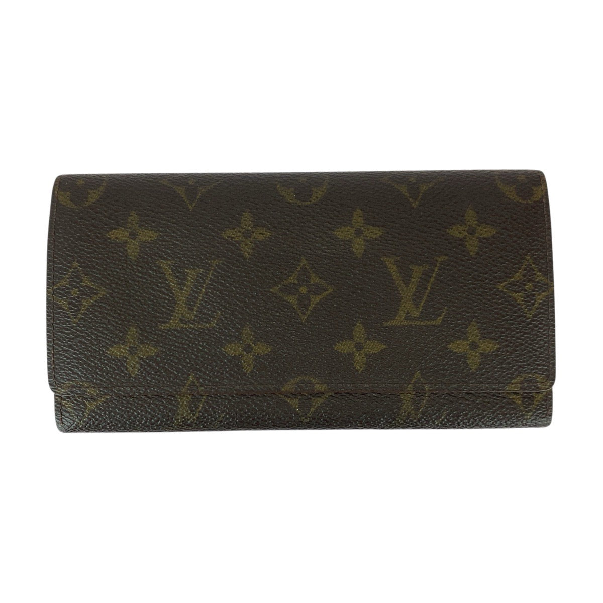 21992
LOUIS VUITTON ルイヴィトン モノグラム ポルトカルトクレディ ブラウン PVC M61818 長財布 ロングウォレット レディース B8