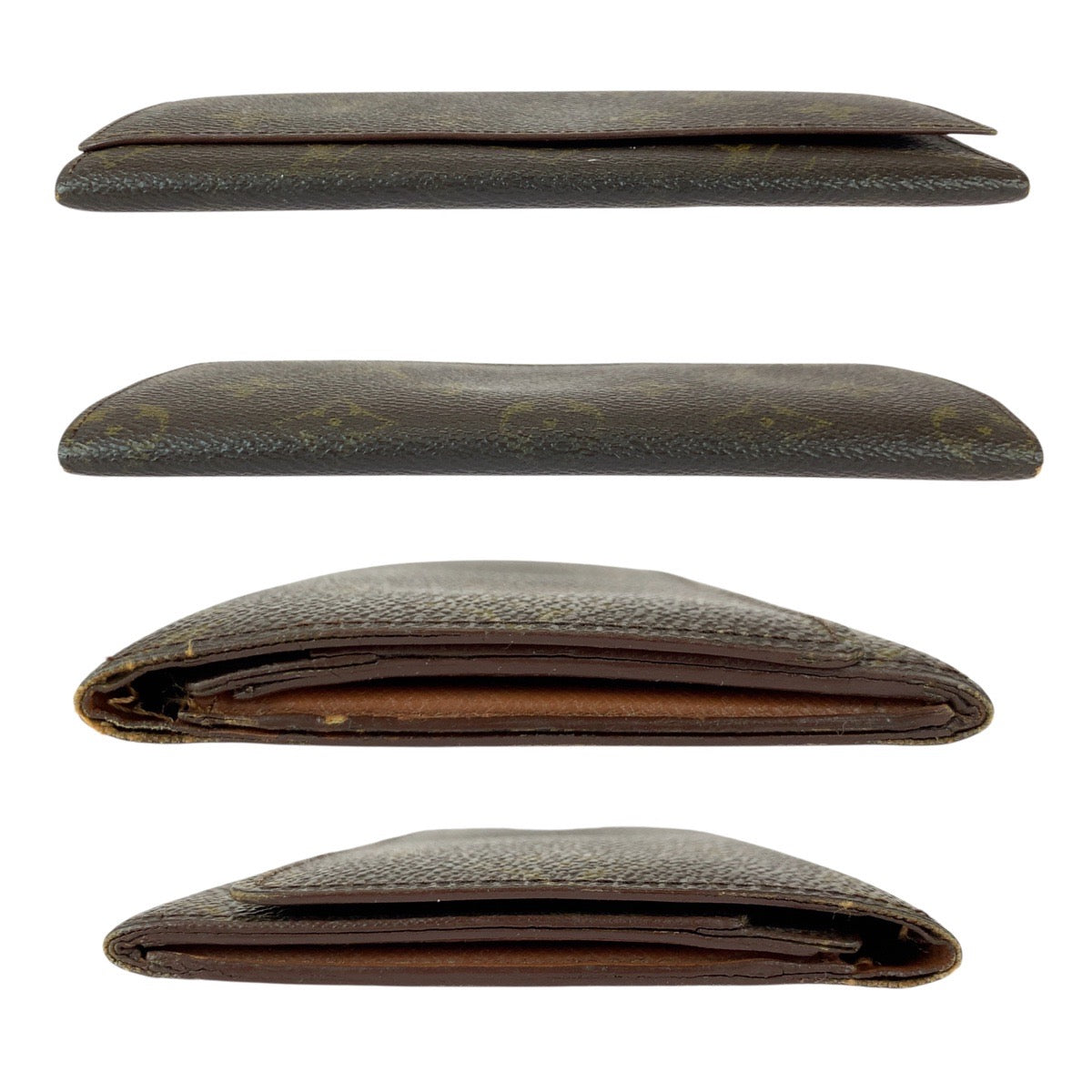 21992
LOUIS VUITTON ルイヴィトン モノグラム ポルトカルトクレディ ブラウン PVC M61818 長財布 ロングウォレット レディース B8