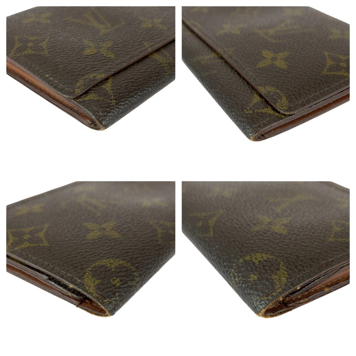 21992
LOUIS VUITTON ルイヴィトン モノグラム ポルトカルトクレディ ブラウン PVC M61818 長財布 ロングウォレット レディース B8