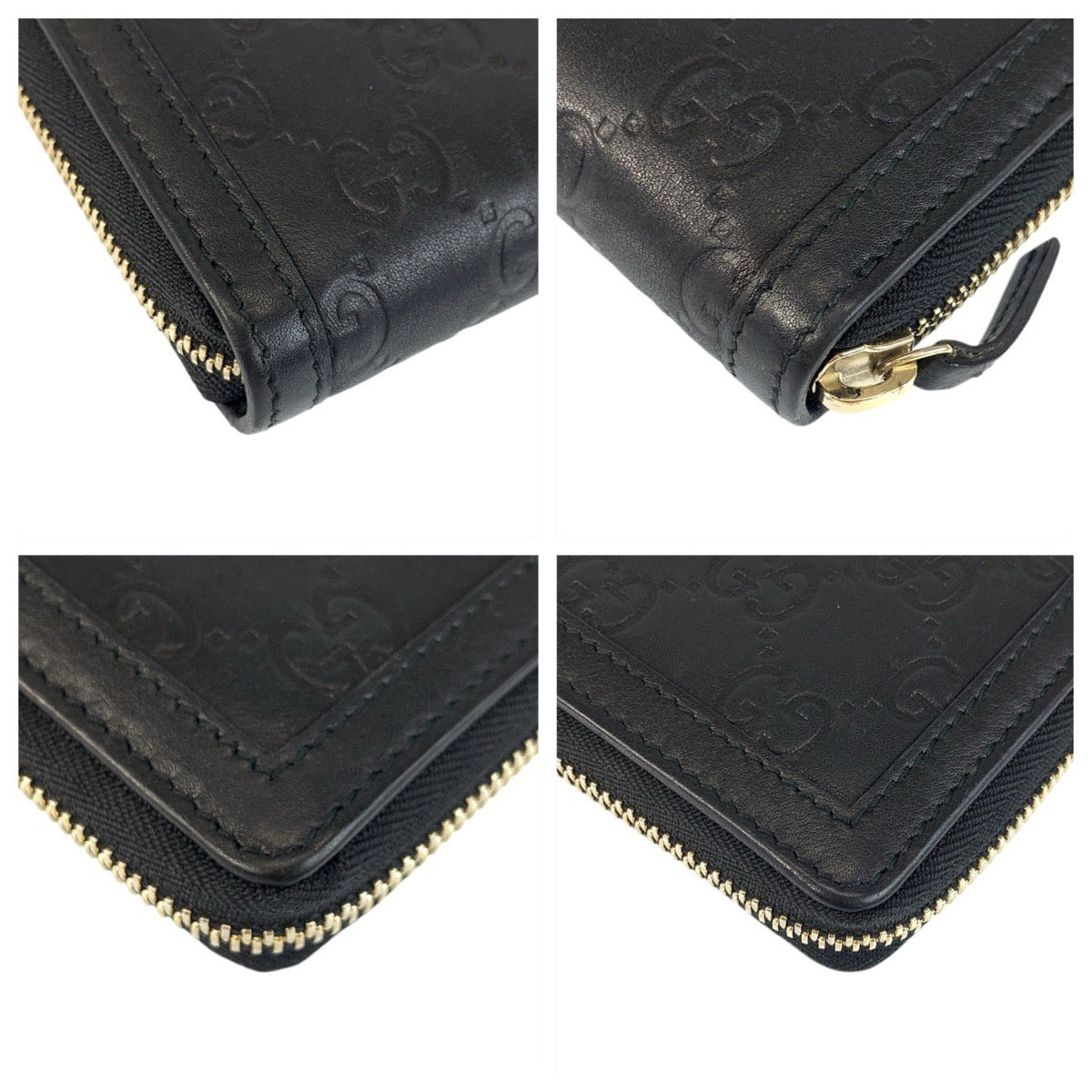 21994
GUCCI グッチ グッチシマ インターロッキング ブラック 黒 ゴールド金具 レザー 291132 長財布 ロングウォレット レディース ABP28