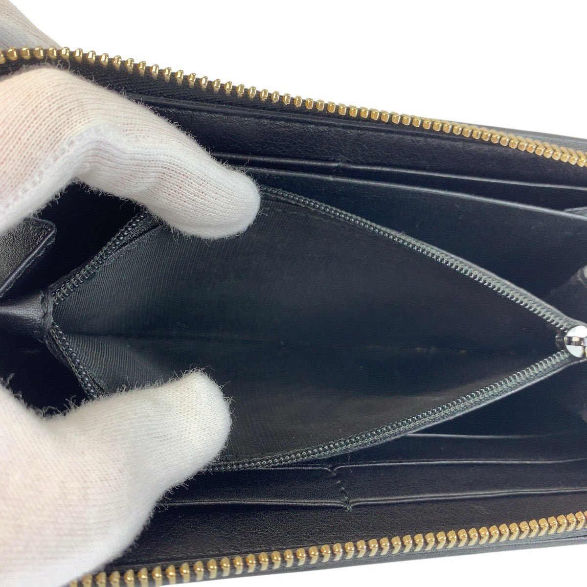 21994
GUCCI グッチ グッチシマ インターロッキング ブラック 黒 ゴールド金具 レザー 291132 長財布 ロングウォレット レディース ABP28