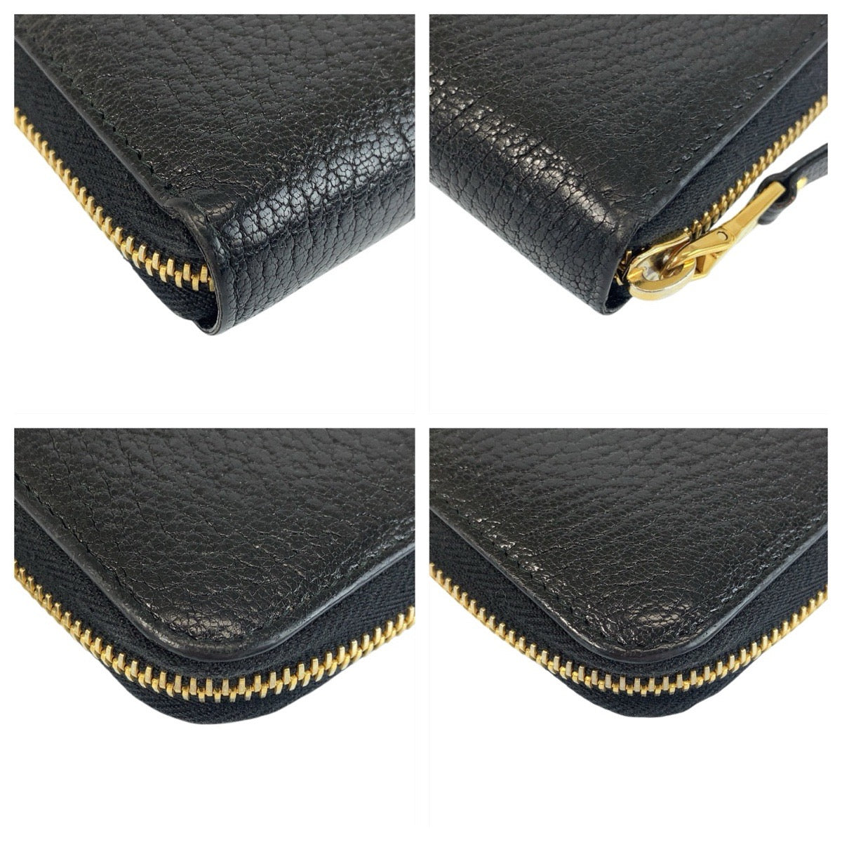 21995
MIUMIU ミュウミュウ ブラック 黒 ゴールド金具 レザー 長財布 ロングウォレット レディース ABP21