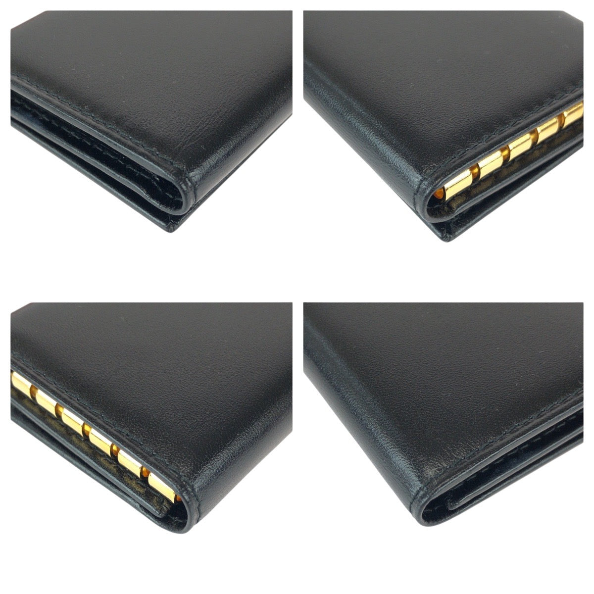 21997
CARTIER カルティエ パシャ ドゥ カルティエ ブラック 黒 ゴールド金具 レザー キーケース 6連 男女兼用 メンズ SA14