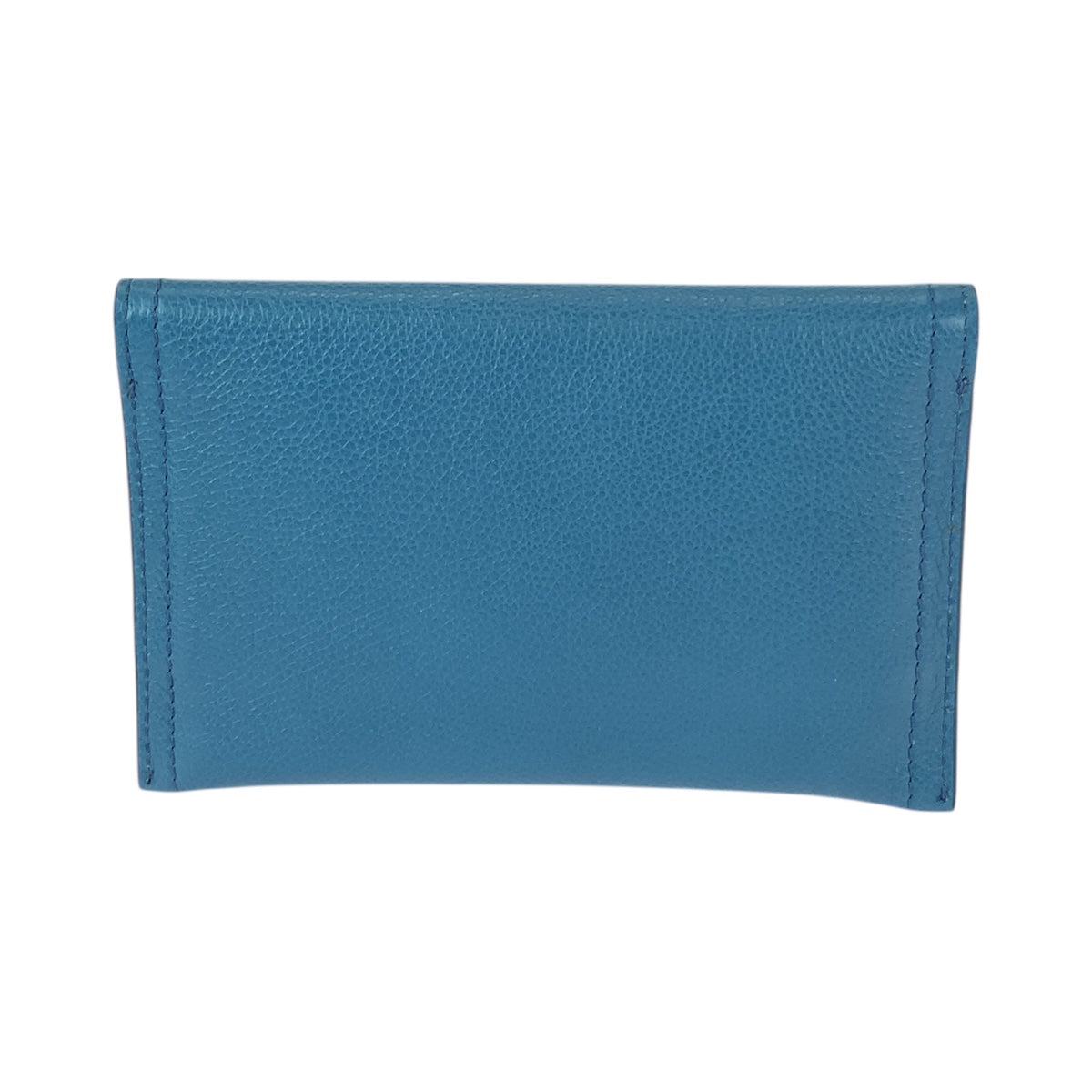 21999
PRADA プラダ ブルー ゴールド金具 レザー カードケース パスケース 名刺入れ メンズ A28