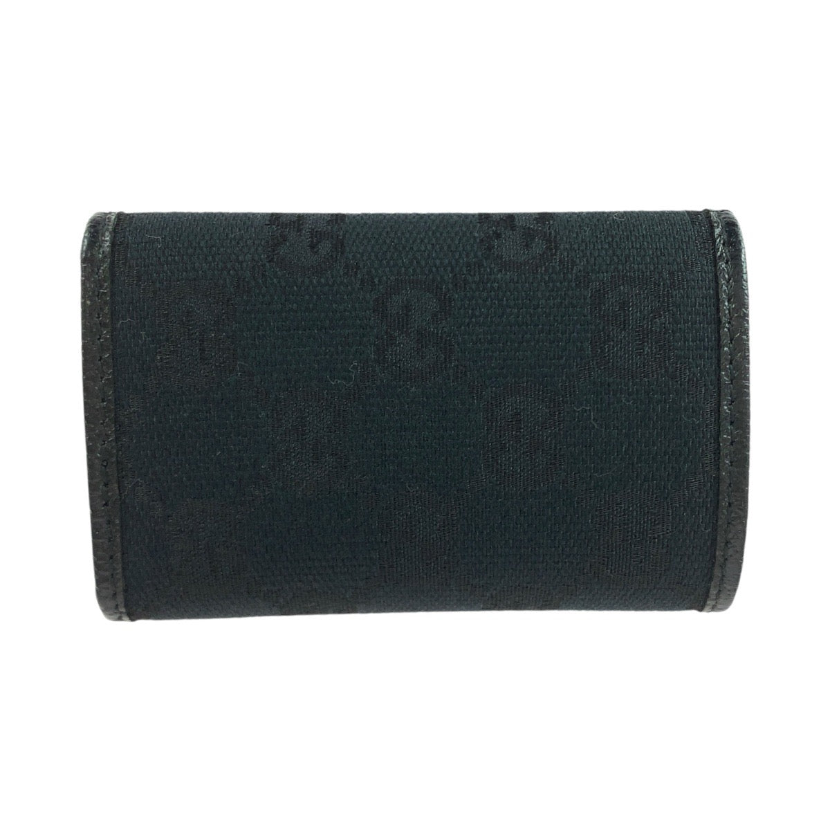 22001
GUCCI グッチ ブラック 黒 シルバー金具 GGキャンバス / レザー 04564 キーケース 6連 男女兼用 レディース SA14
