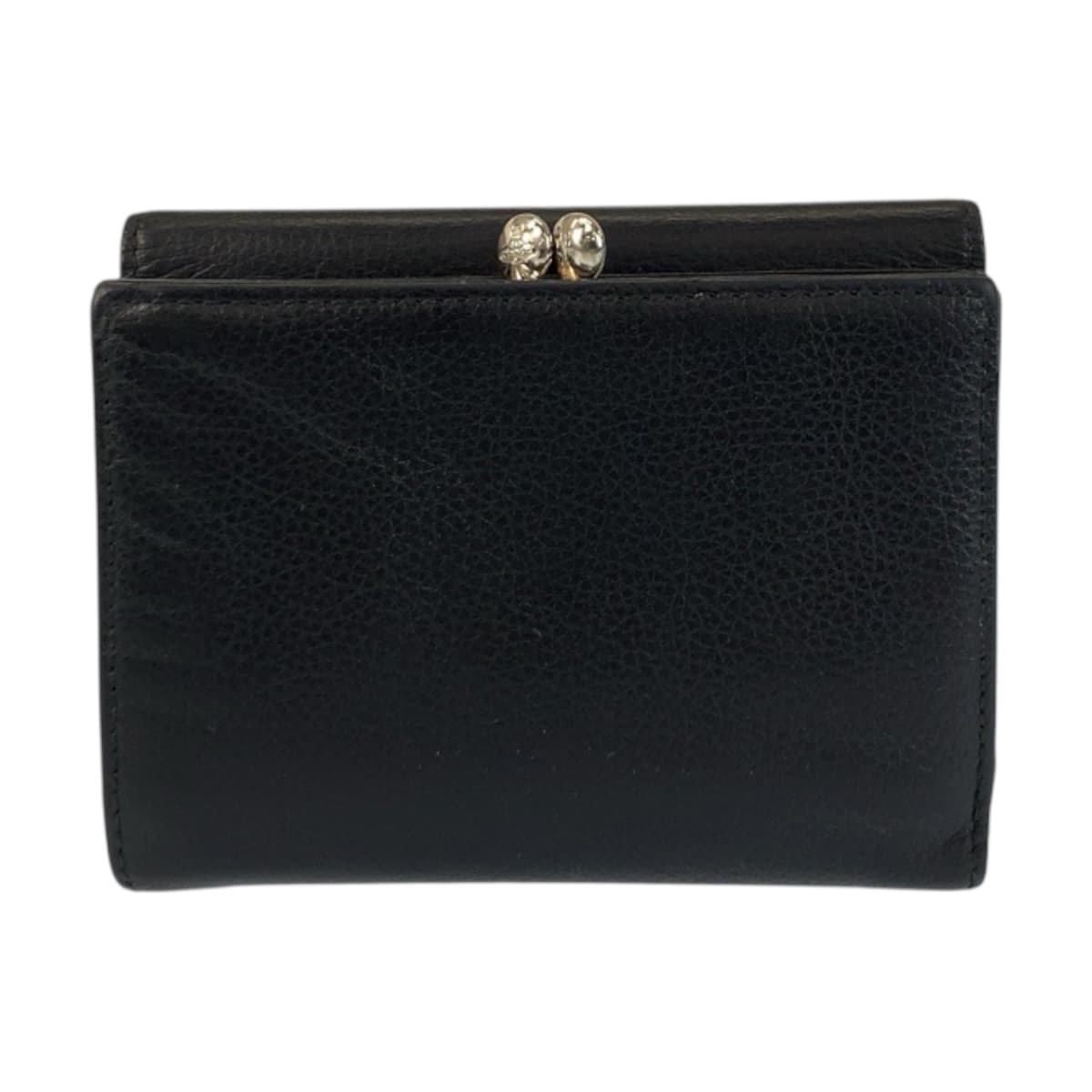 22005
Vivienne Westwood ヴィヴィアンウエストウッド EXECUTIVE ブラック 黒 シルバー金具 レザー 折財布 コンパクトウォレット レディース ABP14