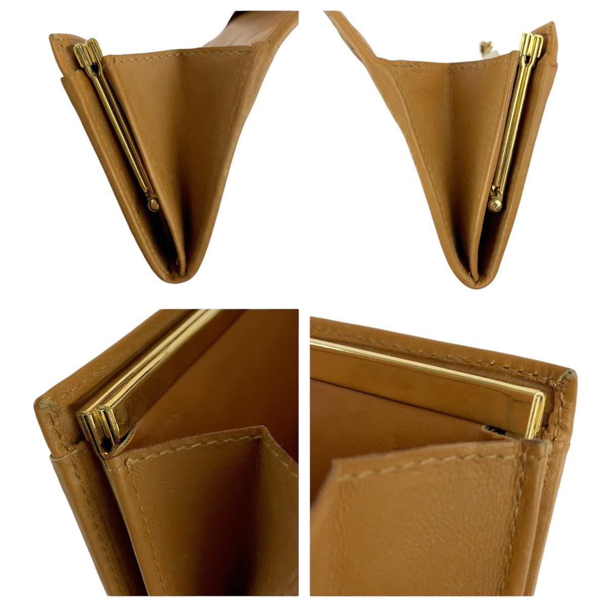 22006
CELINE セリーヌ マカダム トリオンフ ブラウン PVC / レザー M08 長財布 がま口財布 レディース A21