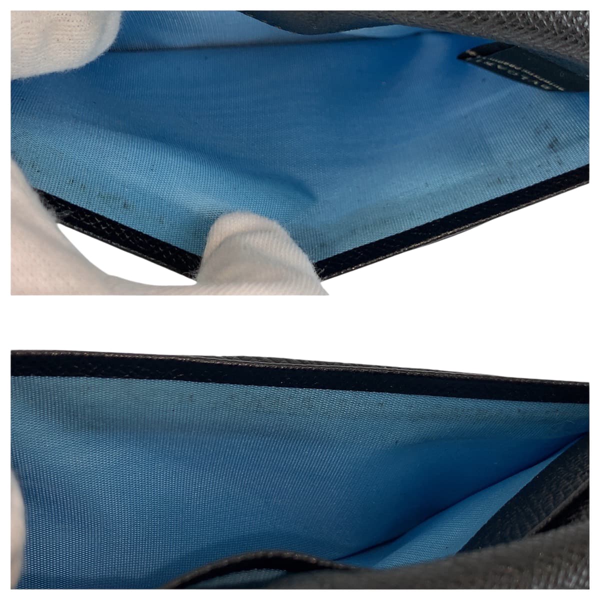 22019
BVLGARI ブルガリ ブルガリブルガリ ブラック 黒 ブルー シルバー金具 レザー 長財布 ロングウォレット メンズ AB16