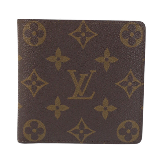 22020
LOUIS VUITTON ルイヴィトン モノグラム ポルトビエ カルトクレディモネ ブラウン ゴールド金具 PVC M61665 折り財布 コンパクトウォレット レディース ABP25