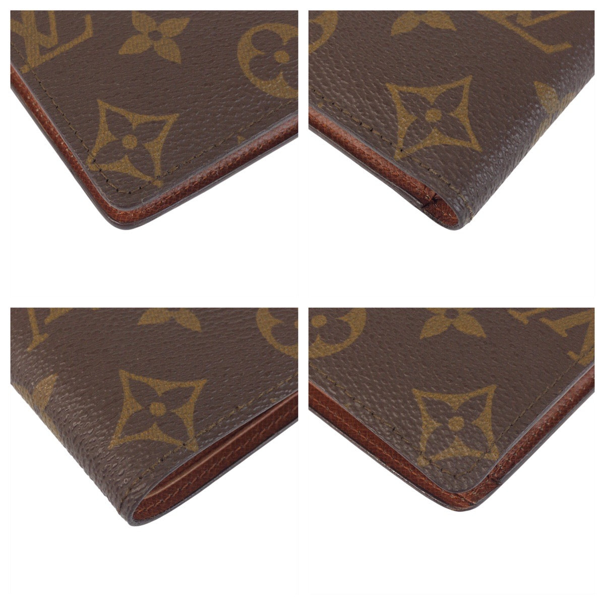22020
LOUIS VUITTON Monogram Portefeuille Cartes Crédit Monnaie Brown Gold Hardware PVC M61665 Bi-fold Wallet Compact Wallet Women's ABP25