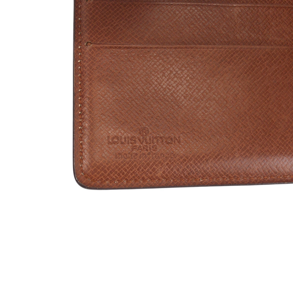 22020
LOUIS VUITTON Monogram Portefeuille Cartes Crédit Monnaie Brown Gold Hardware PVC M61665 Bi-fold Wallet Compact Wallet Women's ABP25