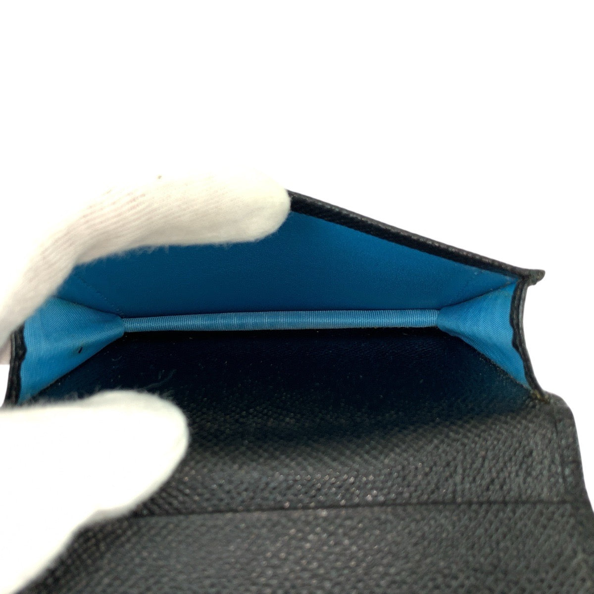 22023
BVLGARI ブルガリ ブラック 黒 シルバー金具 レザー 30400 カードケース パスケース 名刺入れ メンズ A16