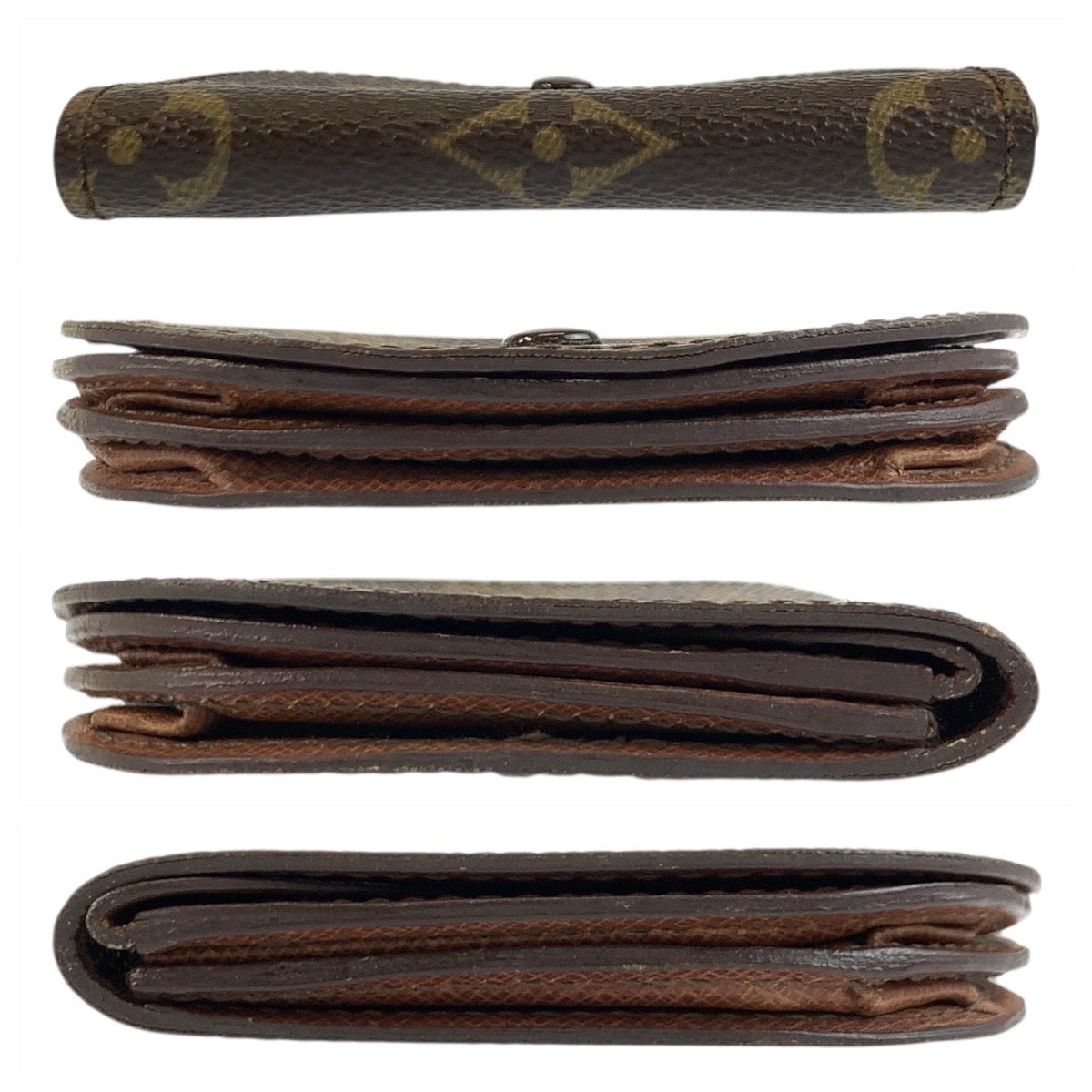 22024
LOUIS VUITTON ルイヴィトン モノグラム ポルト モネ グセ ブラウン ゴールド金具 PVC M61970 コインケース 小銭入れ メンズ ABP16