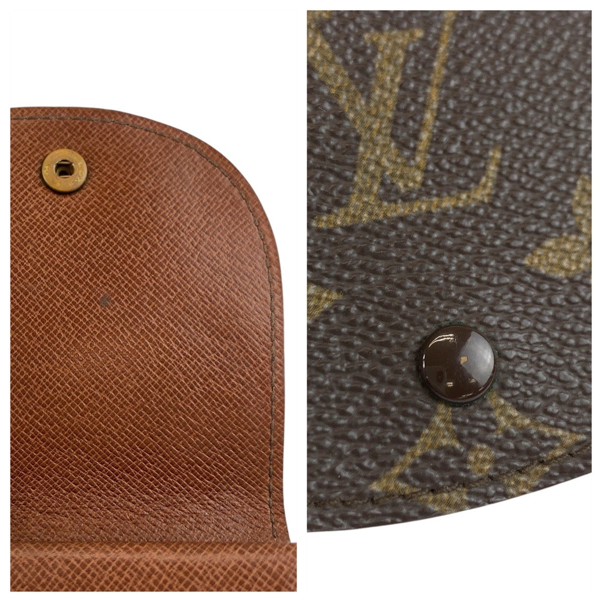 22024
LOUIS VUITTON ルイヴィトン モノグラム ポルト モネ グセ ブラウン ゴールド金具 PVC M61970 コインケース 小銭入れ メンズ ABP16