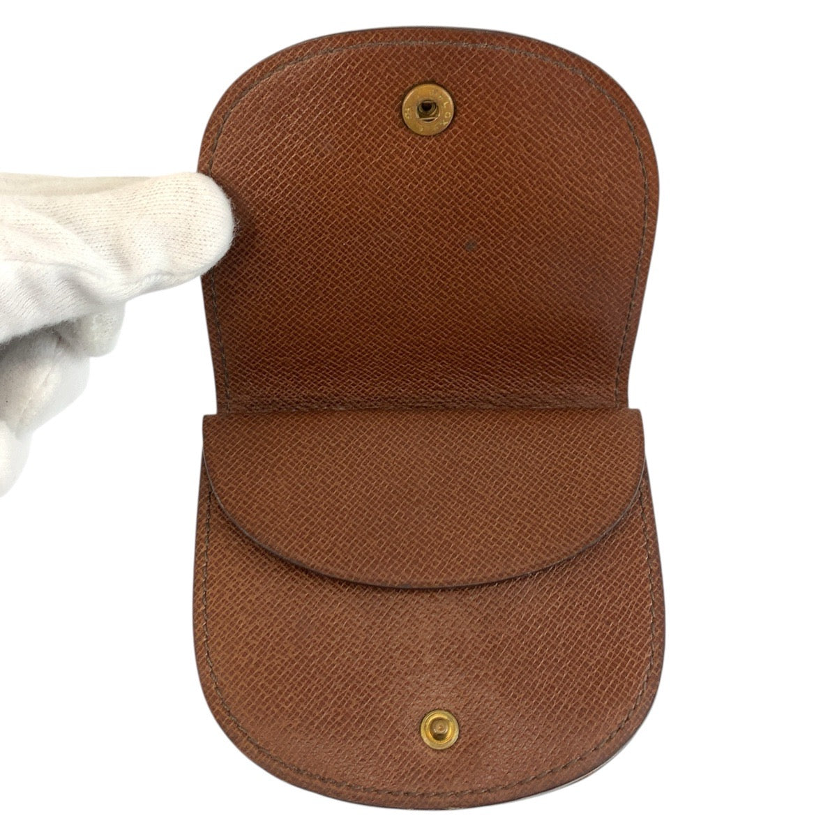 22024
LOUIS VUITTON ルイヴィトン モノグラム ポルト モネ グセ ブラウン ゴールド金具 PVC M61970 コインケース 小銭入れ メンズ ABP16