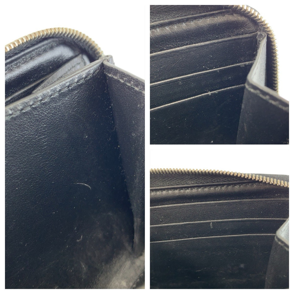 22026
CELINE セリーヌ ブラック 黒 シルバー金具 レザー コインケース 小銭入れ メンズ ABP21