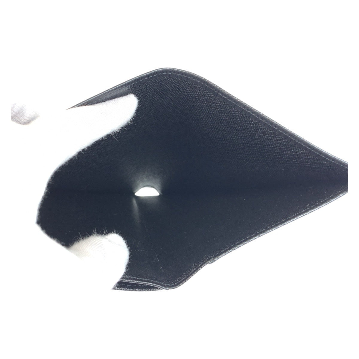 22028
LOUIS VUITTON ルイヴィトン エピ ポルトトレゾールエテュイパピエ ブラック 黒 ゴールド金具 レザー M63712 折財布 コンパクトウォレット メンズ A35