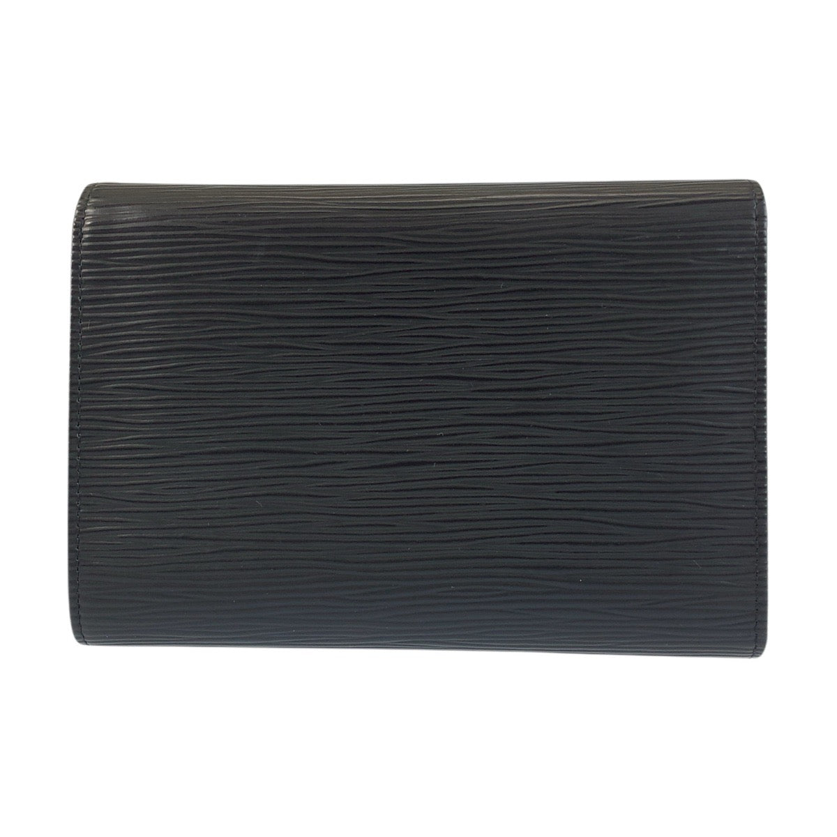22028
LOUIS VUITTON ルイヴィトン エピ ポルトトレゾールエテュイパピエ ブラック 黒 ゴールド金具 レザー M63712 折財布 コンパクトウォレット メンズ A35