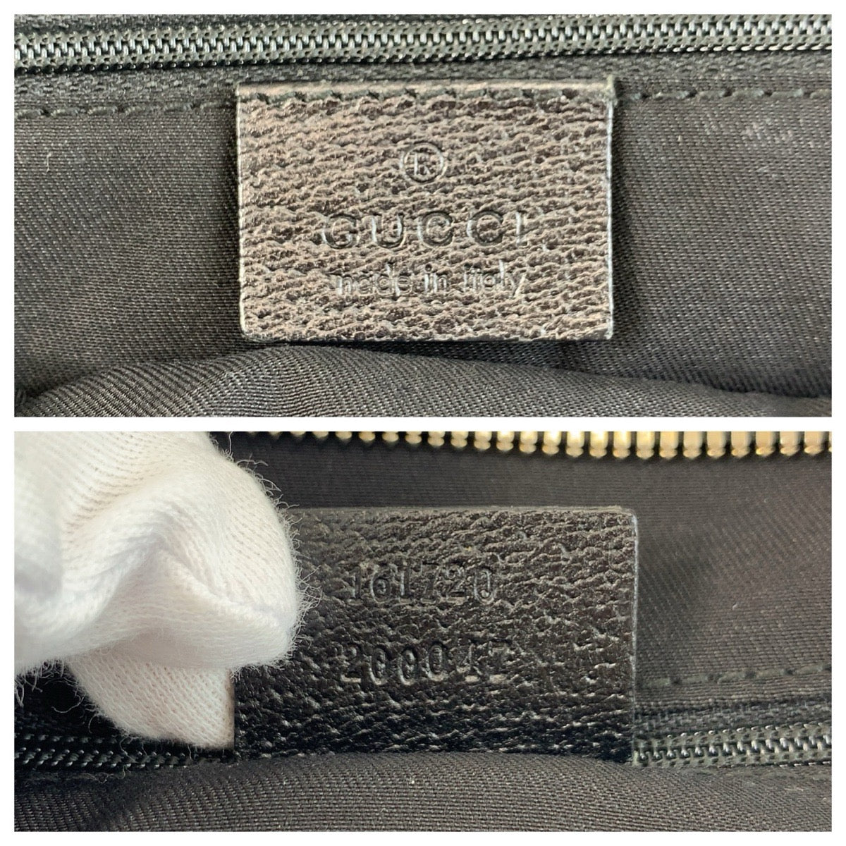 22029
GUCCI グッチ プリンシー ブラック 黒 ゴールド金具 GGキャンバス / レザー 161720 ショルダーバッグ ハンドバッグ レディース ABP37