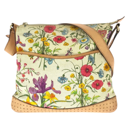 22034
GUCCI グッチ フローラ マルチカラー ゴールド金具 キャンバス / レザー 145857 ショルダーバッグ レディース AB35