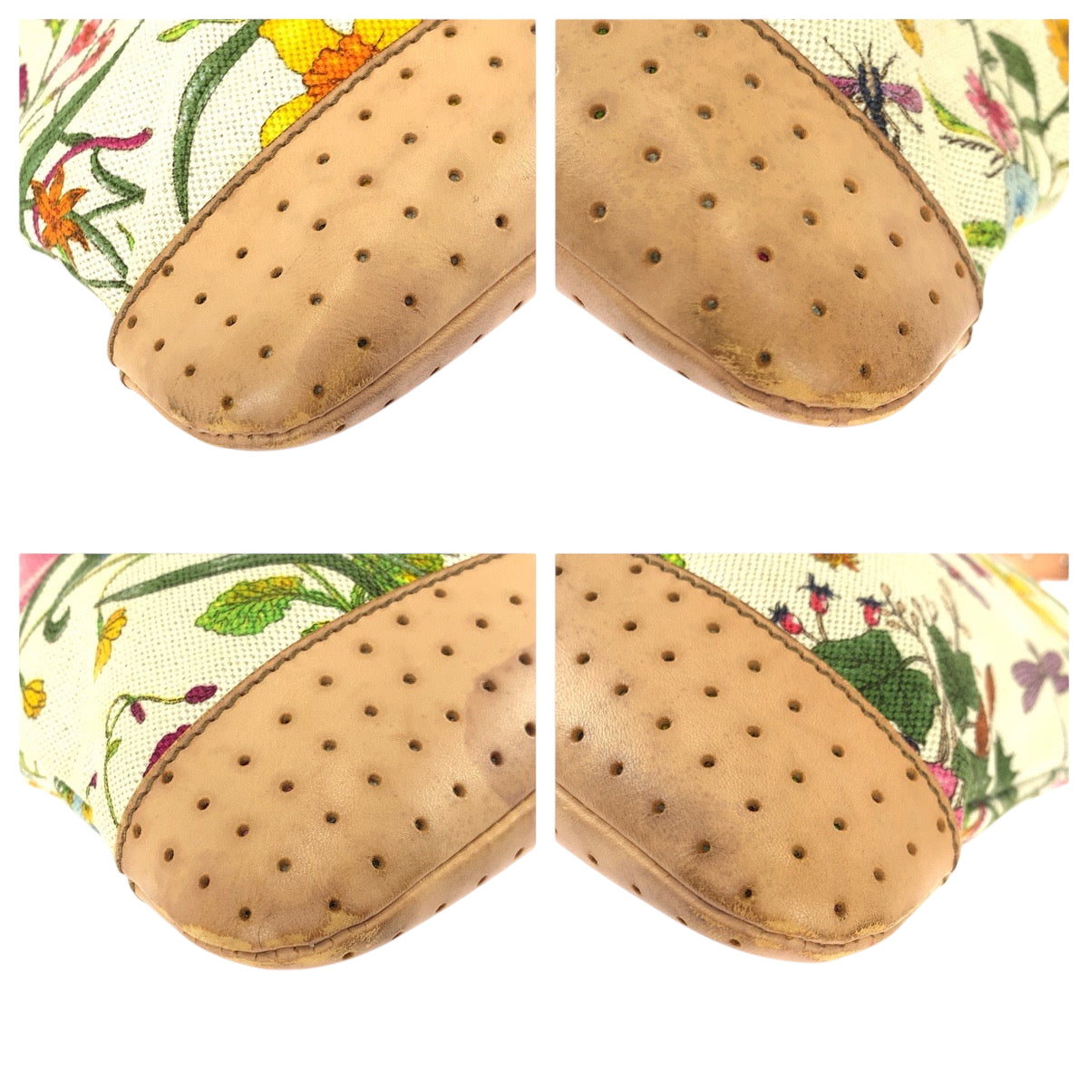 22034
GUCCI グッチ フローラ マルチカラー ゴールド金具 キャンバス / レザー 145857 ショルダーバッグ レディース AB35