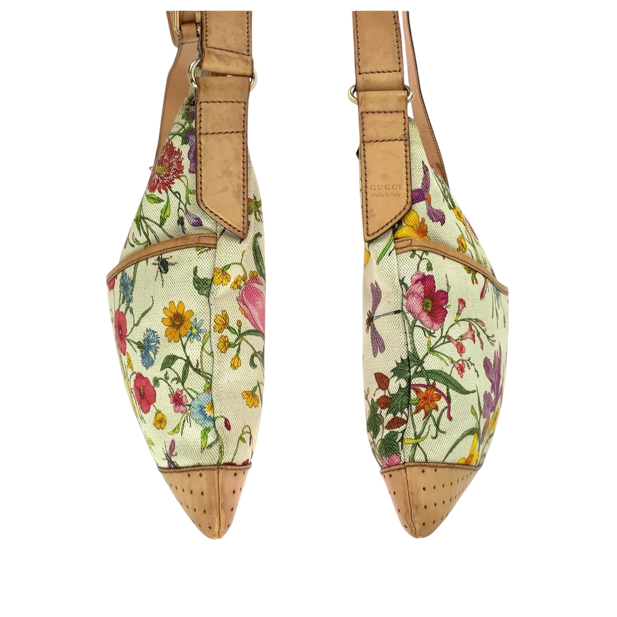 22034
GUCCI グッチ フローラ マルチカラー ゴールド金具 キャンバス / レザー 145857 ショルダーバッグ レディース AB35