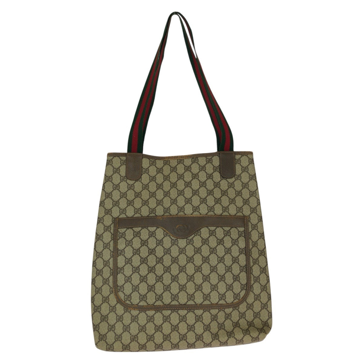 22042
GUCCI グッチ シェリーライン オールドグッチ ブラウン ベージュ GGスプリームキャンバス / レザー 002 58 6487 トートバッグ ショルダーバッグ レディース AB21