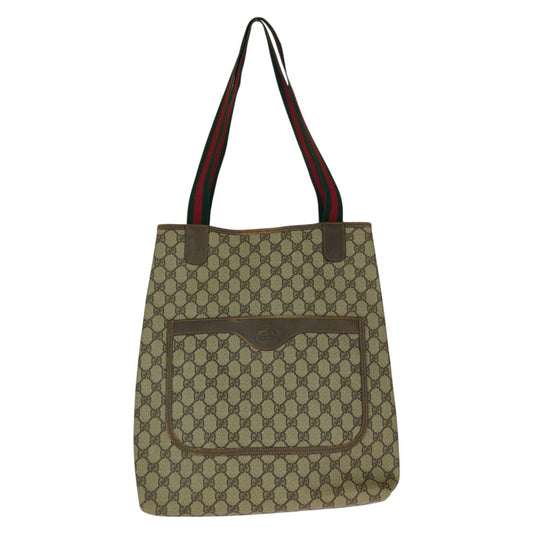 22042
GUCCI グッチ シェリーライン オールドグッチ ブラウン ベージュ GGスプリームキャンバス / レザー 002 58 6487 トートバッグ ショルダーバッグ レディース AB21