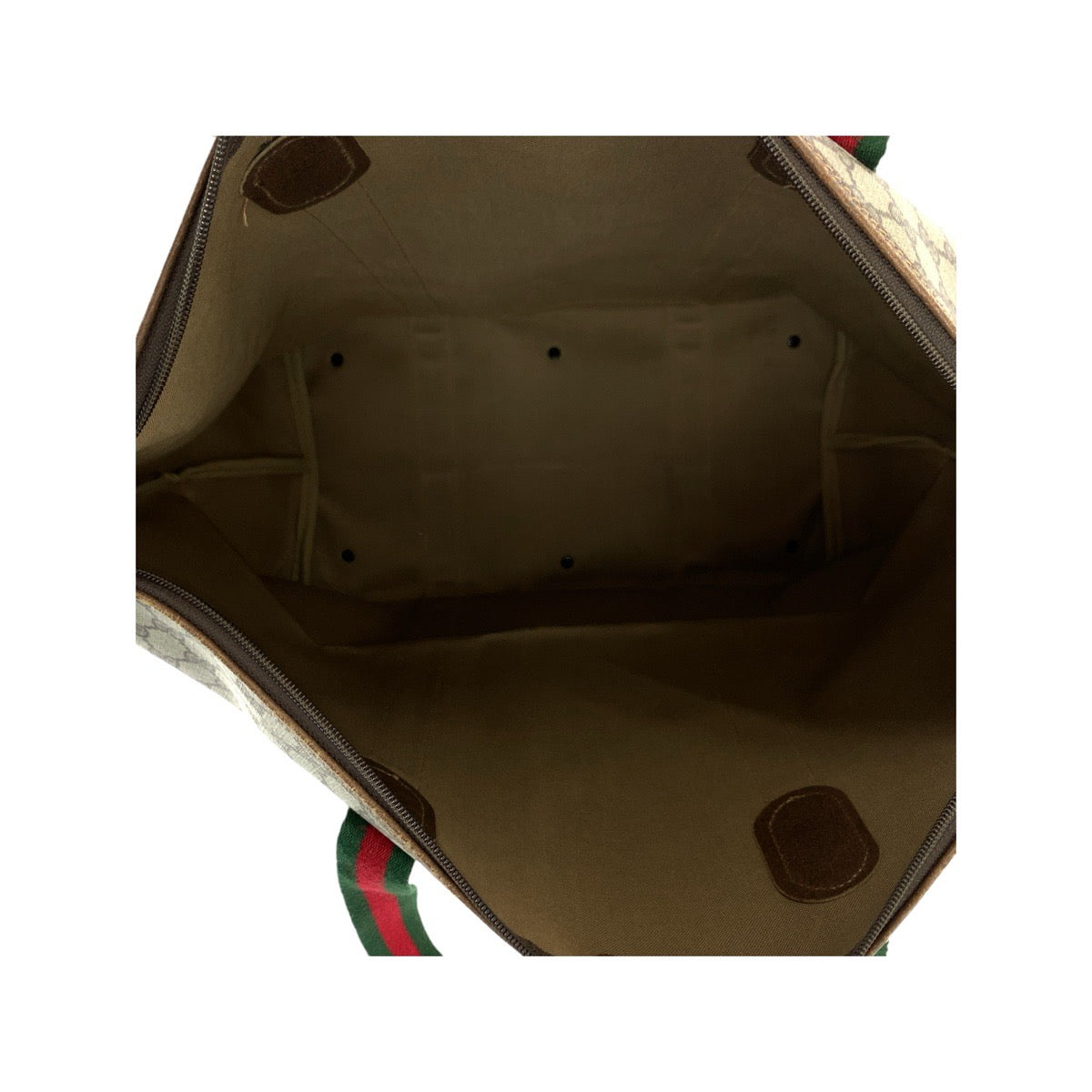 22043
GUCCI グッチ ヴィンテージ シェリーライン オールドグッチ ベージュ グリーン レッド GGスプリームキャンバス / レザー 012 39 6211 ボストンバッグ ショルダーバッグ レディース ABP42