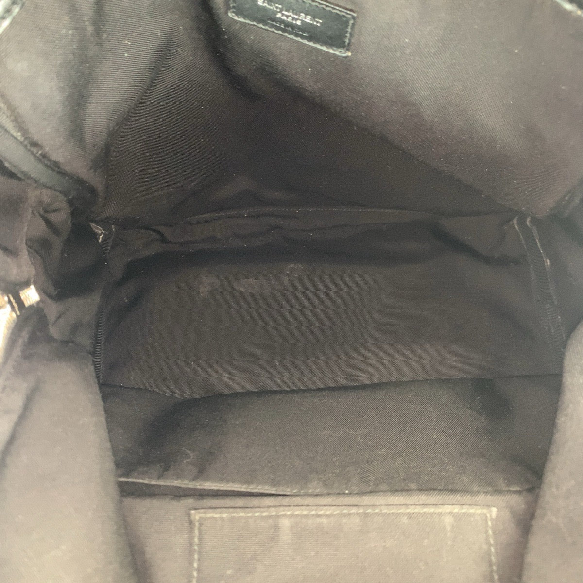 22047
SAINT LAURENT サンローラン シティ ブラック 黒 シルバー金具 キャンバス / レザー 534967 リュックサック バックパック メンズ ABP36