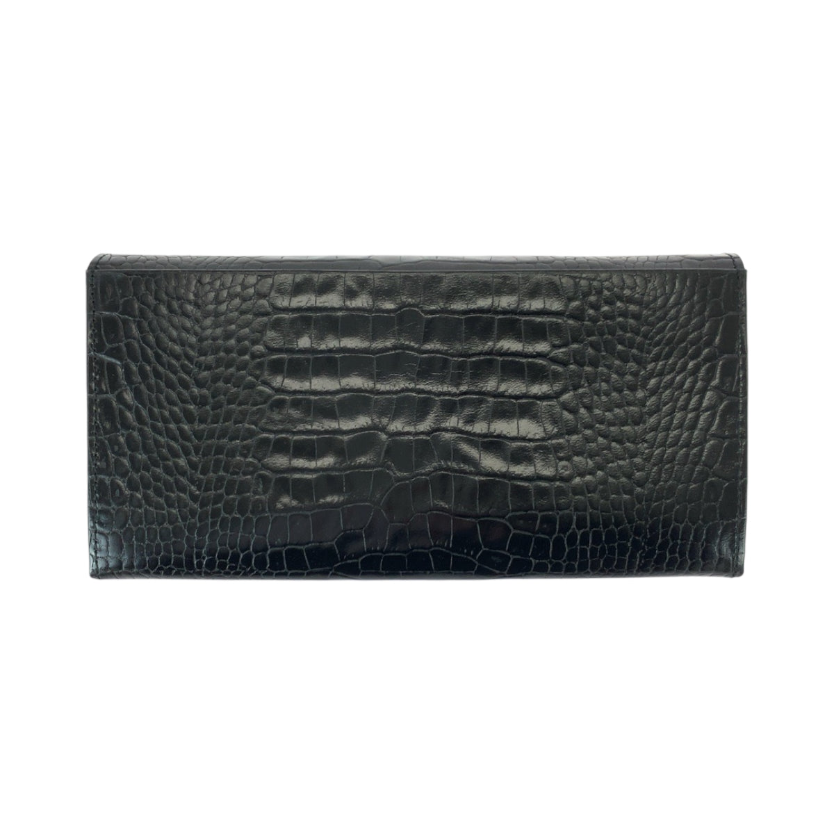 22050
YVES SAINT LAURENT イヴ サンローラン ヴィンテージ 型押し ブラック 黒 ゴールド金具 レザー 長財布 ロングウォレット レディース ABP28