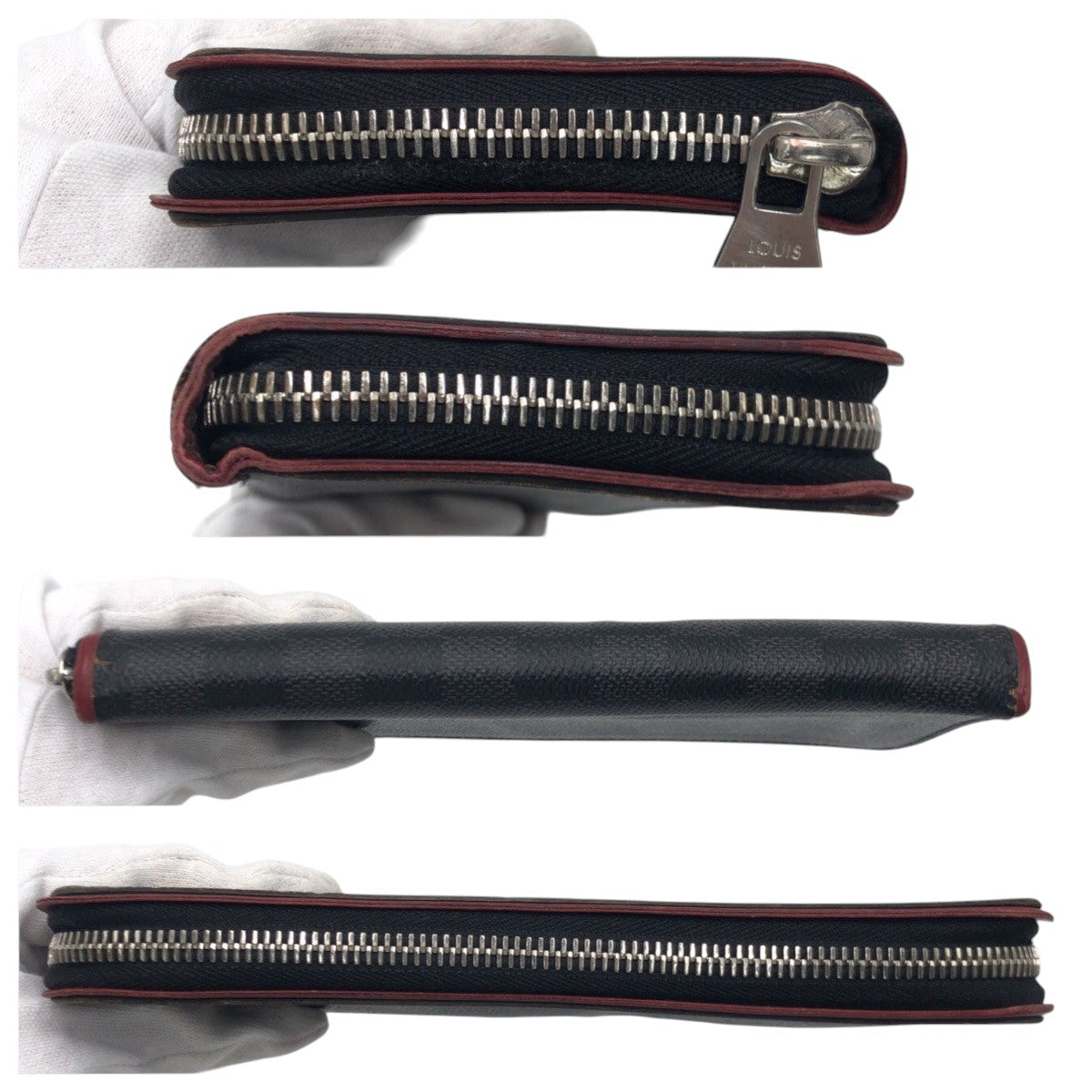 22059
LOUIS VUITTON ルイヴィトン ダミエ グラフィット ジッピー ウォレット ヴェルティカル ブラック 黒 レッド PVC N63304 長財布 ロングウォレット 男女兼用 メンズ B7