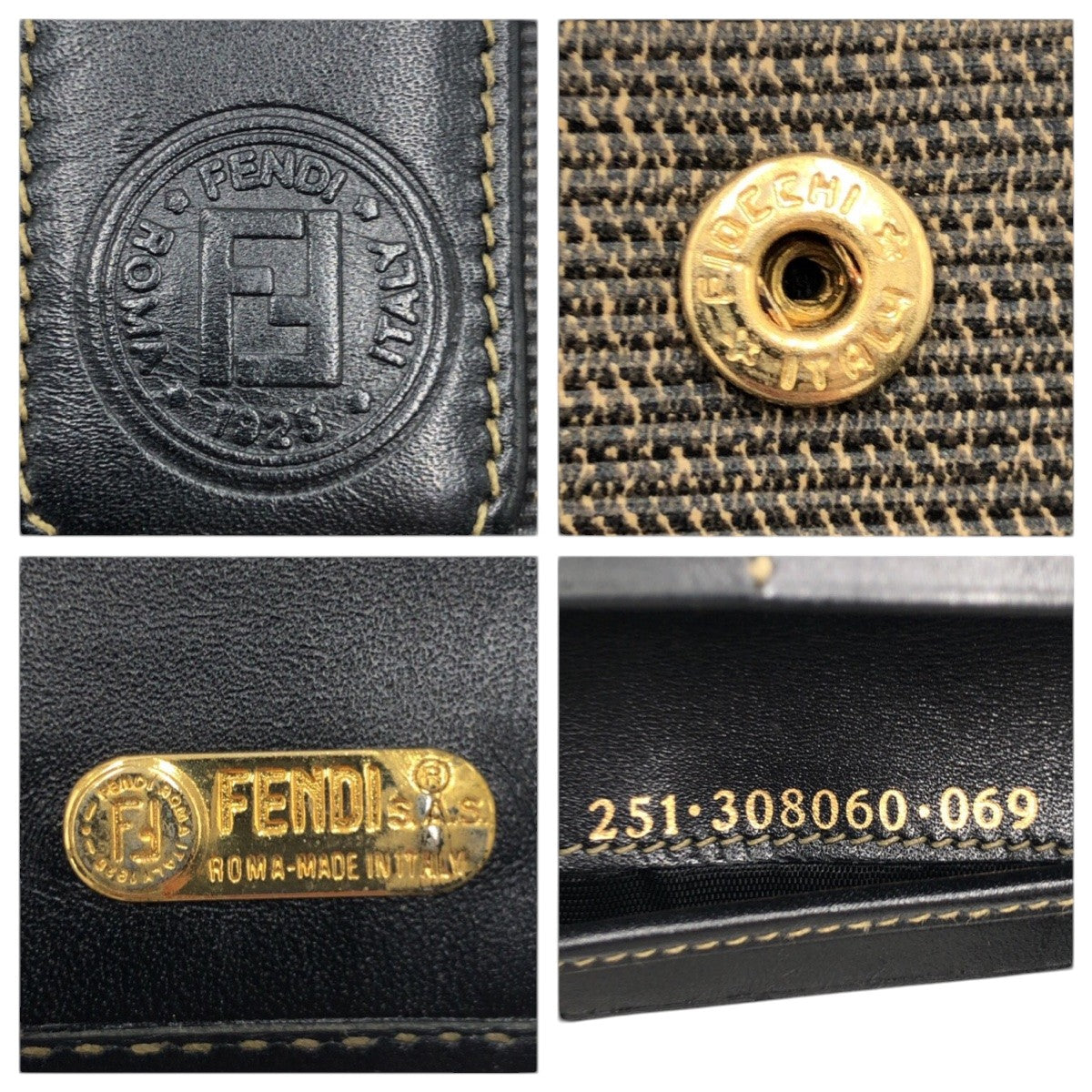22060
FENDI フェンディ ペカン ブラウン キャンバス 251.308060 長財布 ロングウォレット レディース ABP7
