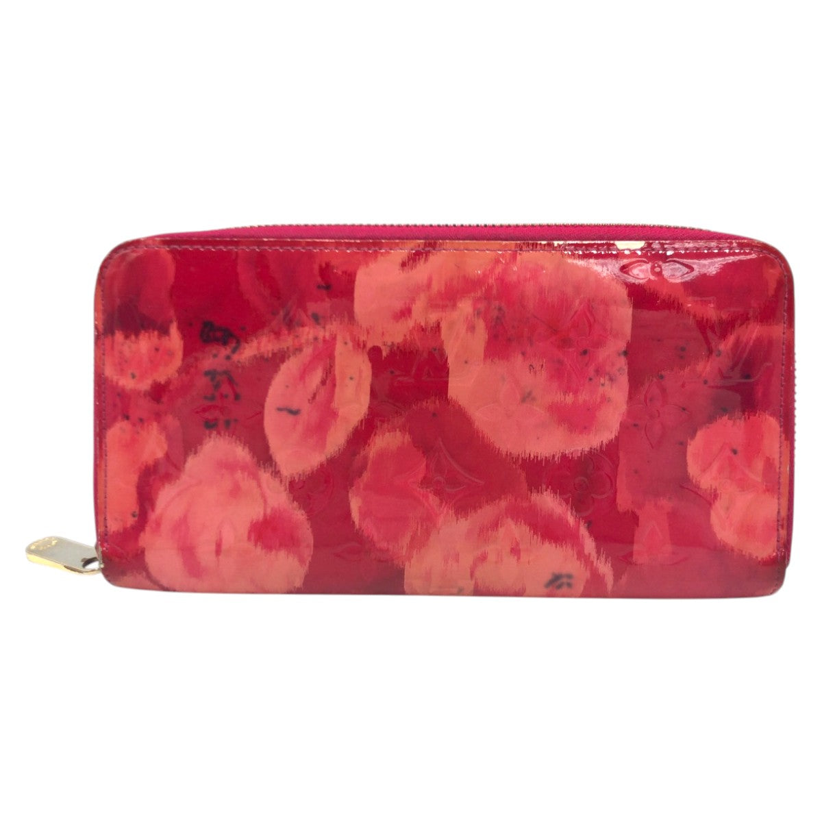 22061
LOUIS VUITTON ルイヴィトン モノグラム ヴェルニ イカット フラワー ジッピー ウォレット ピンク ローズアンディアン パテントレザー M90019 長財布 ロングウォレット レディース AB8