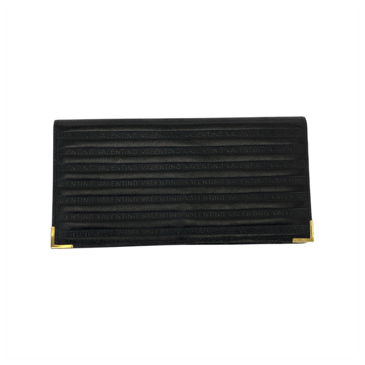 22067
MARIO VALENTINO マリオ ヴァレンティノ ブラック 黒 ゴールド金具 レザー 長財布 ロングウォレット メンズ ABP2
