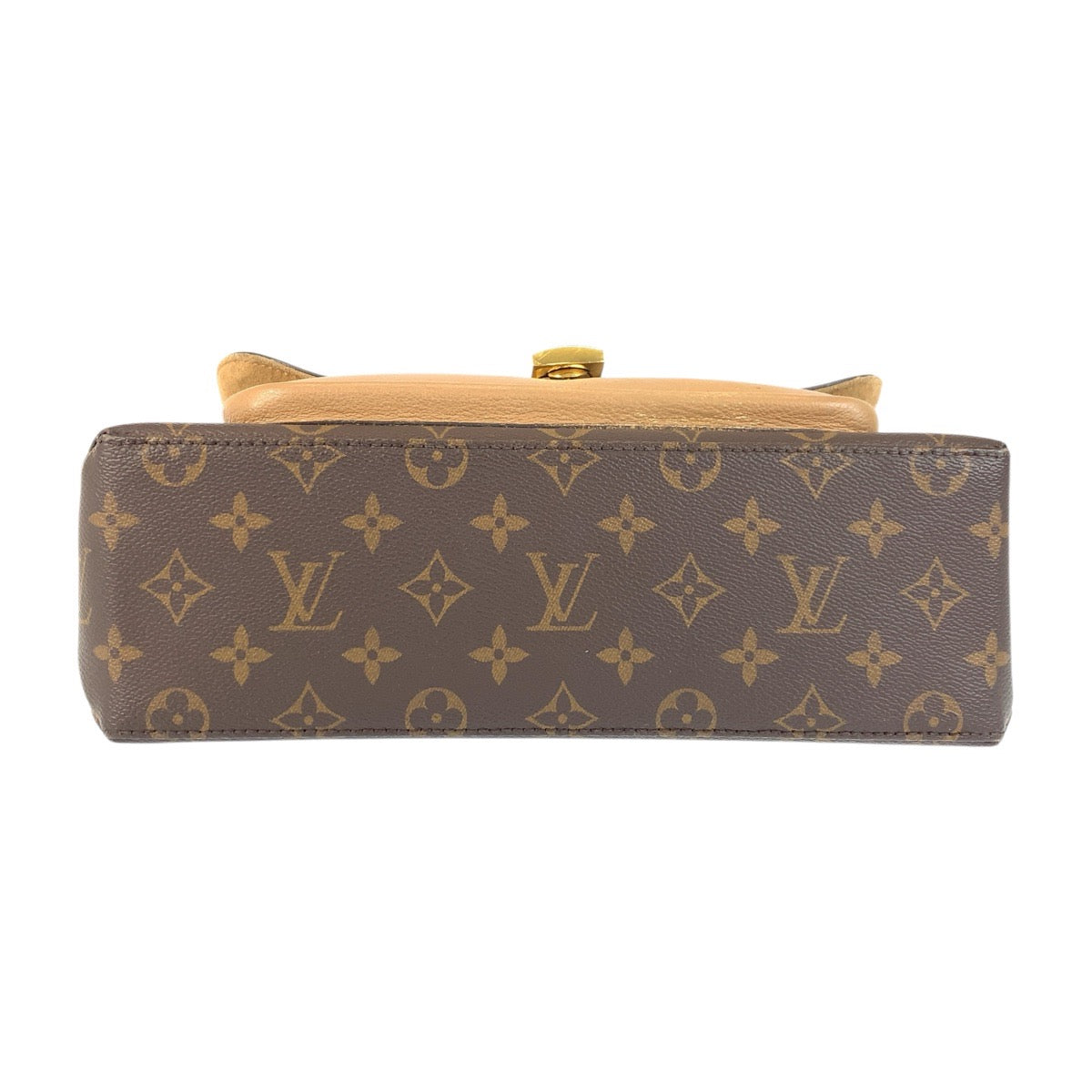 22074
LOUIS VUITTON ルイヴィトン モノグラム マリニャン ブラウン ゴールド金具 PVC / レザー M44257 ハンドバッグ ショルダーバッグ 2way レディース AB