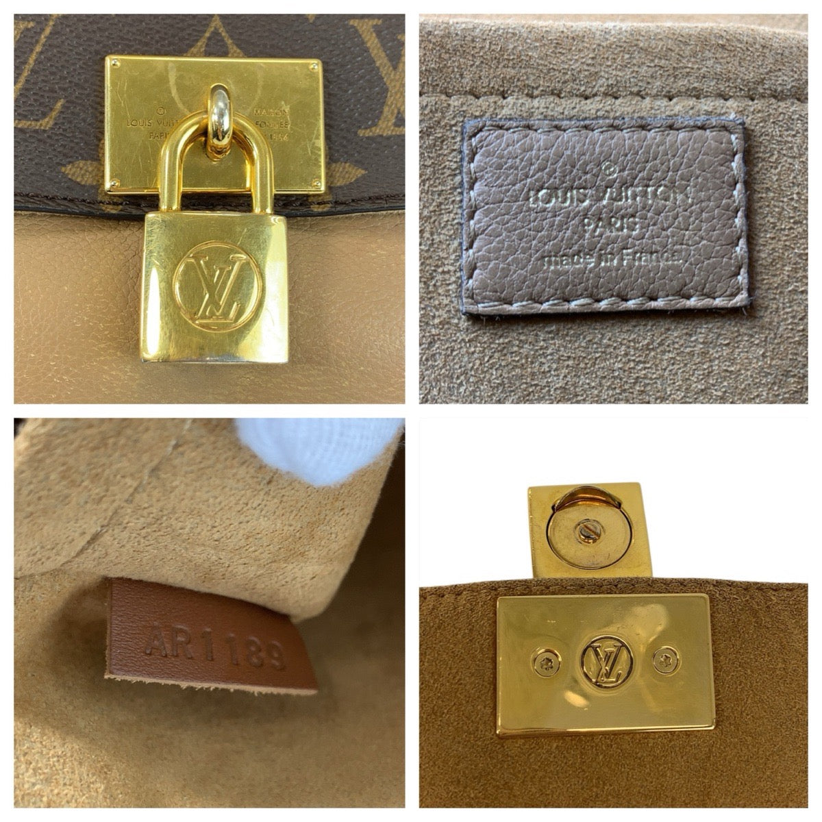 22074
LOUIS VUITTON ルイヴィトン モノグラム マリニャン ブラウン ゴールド金具 PVC / レザー M44257 ハンドバッグ ショルダーバッグ 2way レディース AB