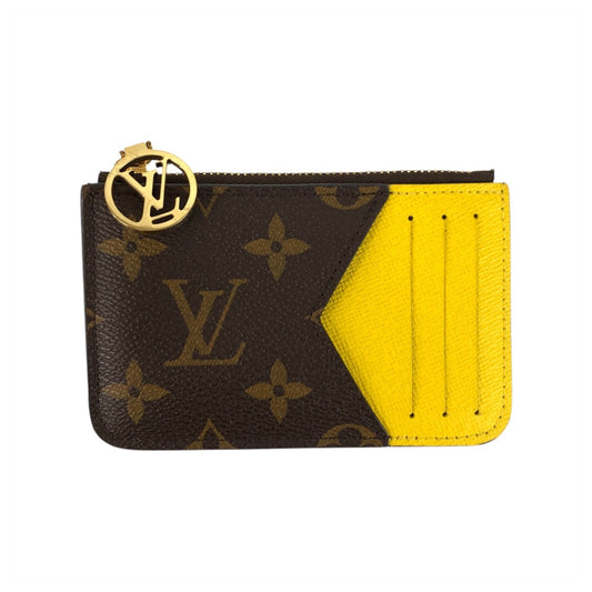 22077
LOUIS VUITTON ルイヴィトン モノグラム ポルト カルト ロミー ジョーヌ ブラウン イエロー モノグラムキャンバス M81882 コインケース カードケース メンズ A54