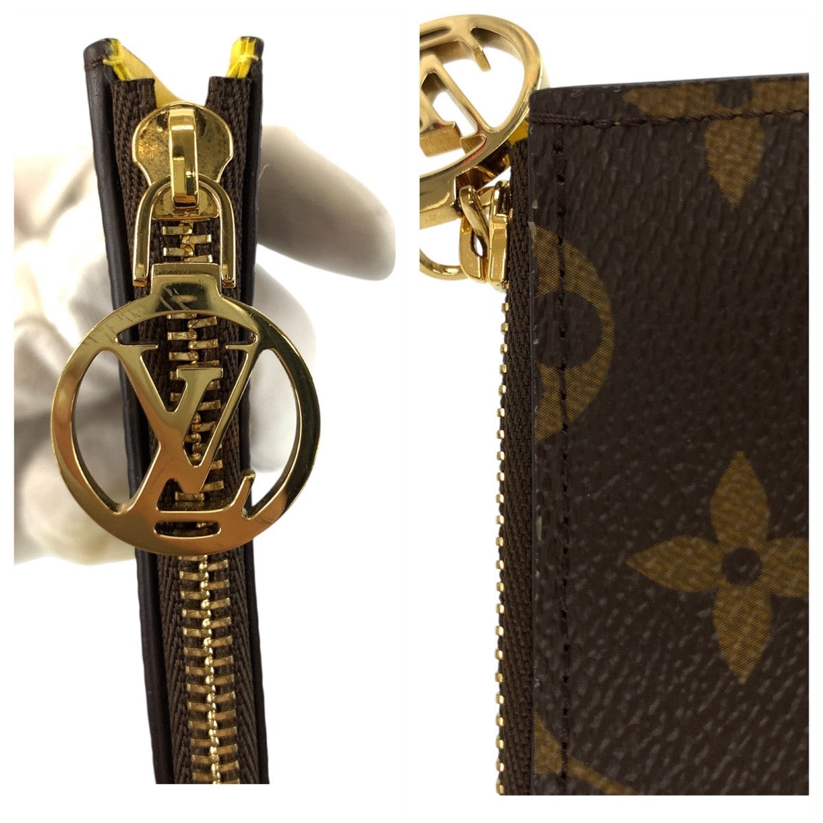 22077
LOUIS VUITTON ルイヴィトン モノグラム ポルト カルト ロミー ジョーヌ ブラウン イエロー モノグラムキャンバス M81882 コインケース カードケース メンズ A54