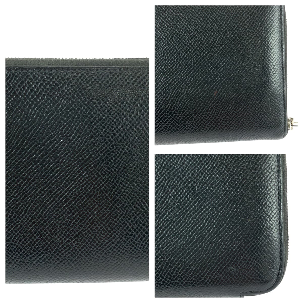 22086
HERMES エルメス アザップロング ノワール ブラック シルバー金具 ヴォーエプソン 長財布 ラウンドファスナー Y刻印 メンズ ABP74